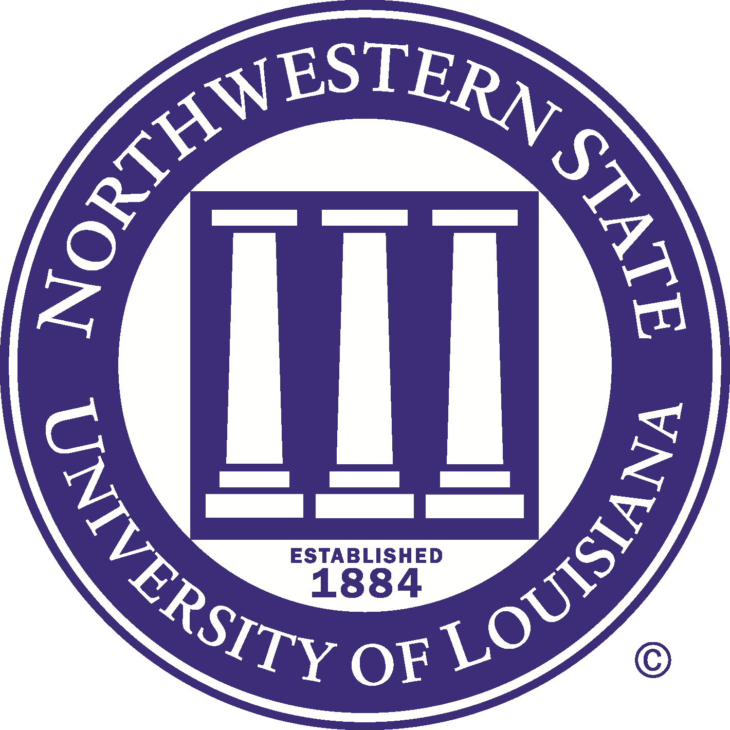 Northwestern State University Logo (NSU) free png download
