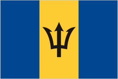 Barbados Flag png