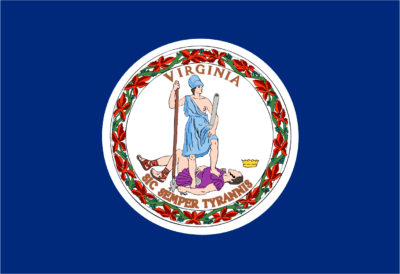 Virginia State Flag and Seal png