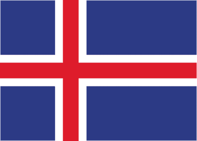 Iceland Flag png