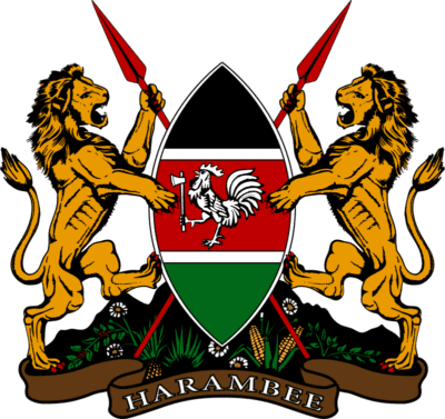 Kenya Flag and Emblem [Kenyan] png
