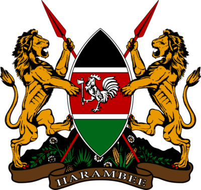 Kenya Flag and Emblem [Kenyan] free png download
