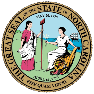 North Carolina State Flag and Seal free png download