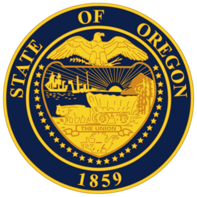Oregon State Flag and Seal png
