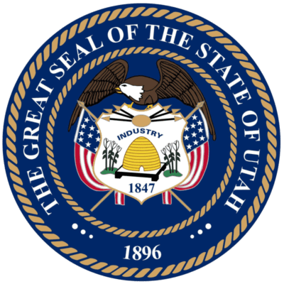 Utah State Flag and Seal png