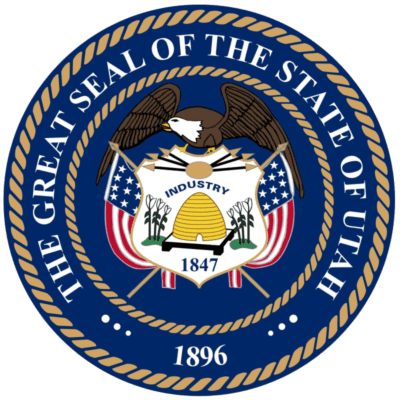 Utah State Flag and Seal free png download