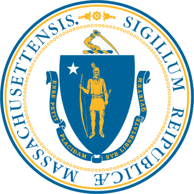 Massachusetts State Flag and Seal free png download
