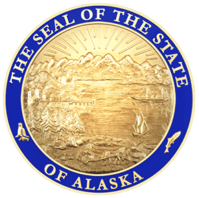 Alaska State Flag and Seal free png download