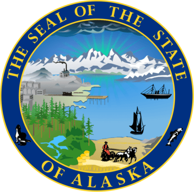 Alaska State Flag and Seal free png download