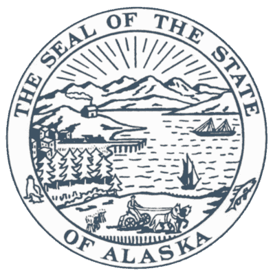 Alaska State Flag and Seal free png download