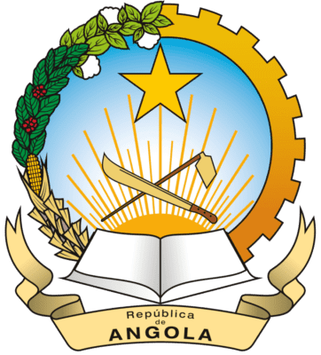 Angola Flag and Emblem free png download