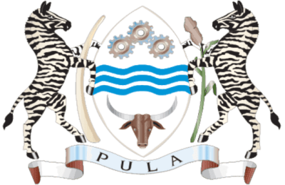 Botswana Flag and Emblem free png download