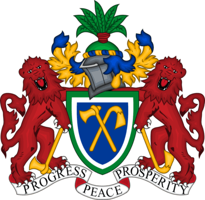 The Gambia Flag and Emblem free png download