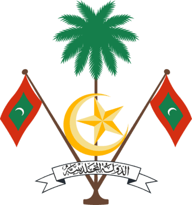 Maldives Flag and Emblem png