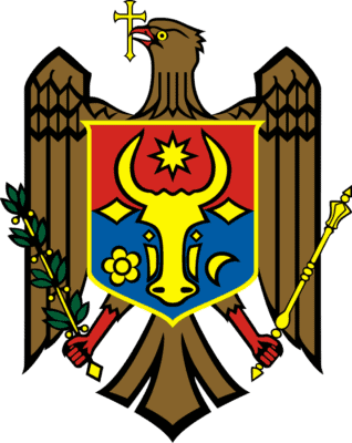 Moldova Flag and Emblem free png download