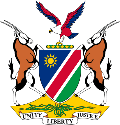 Namibia Flag and Emblem free png download