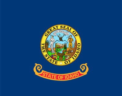 Idaho State Flag and Seal png