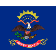 North Dakota State Flag and Seal