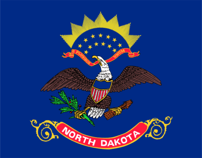 North Dakota State Flag and Seal free png download