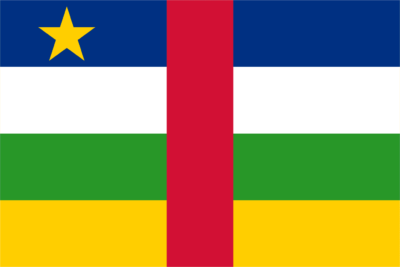 Central African Republic Flag and Emblem (CAR) png