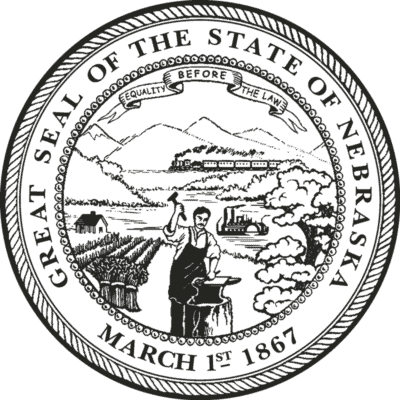 Nebraska State Flag and Seal free png download