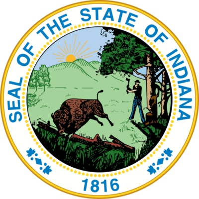 Indiana State Flag and Seal free png download