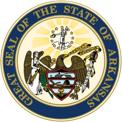 Arkansas State Flag and Seal free png download
