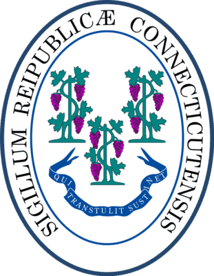 Connecticut State Flag and Seal png