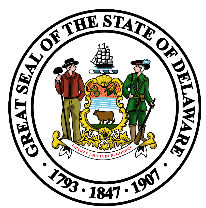 Delaware State Flag and Seal free png download