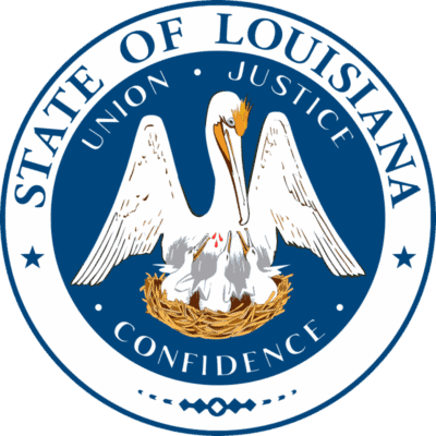 Louisiana State Flag and Seal png