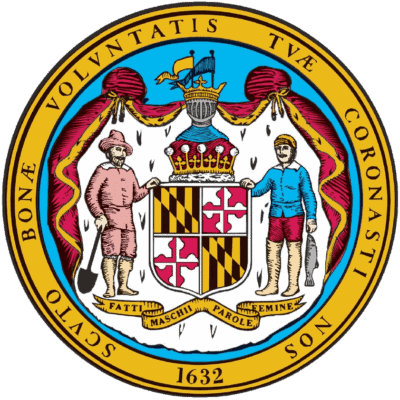 Maryland State Flag and Seal free png download