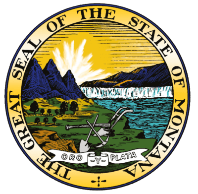 Montana State Flag and Seal free png download