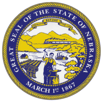 Nebraska State Flag and Seal free png download