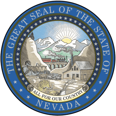 Nevada State Flag and Seal free png download