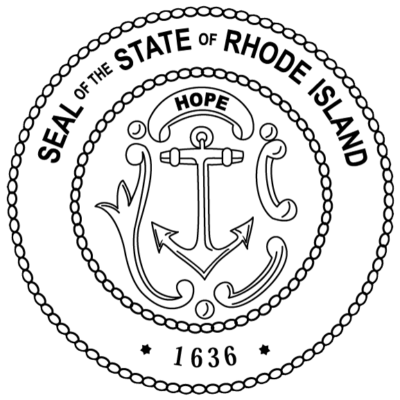 Rhode Island State Flag and Seal png