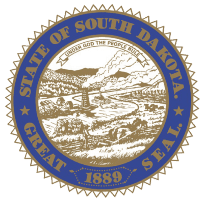 South Dakota State Flag and Seal free png download