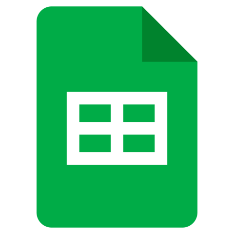 Google Sheet Logo Icon free png download