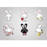 Rabbits llustration Vector Art